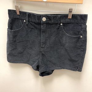 Black Corduroy UO BDG shorts